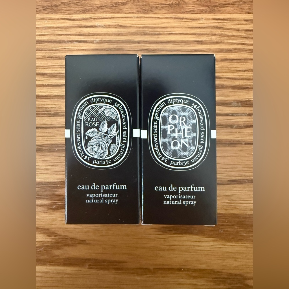 Set of 2 Diptyque travel size eau de parfum